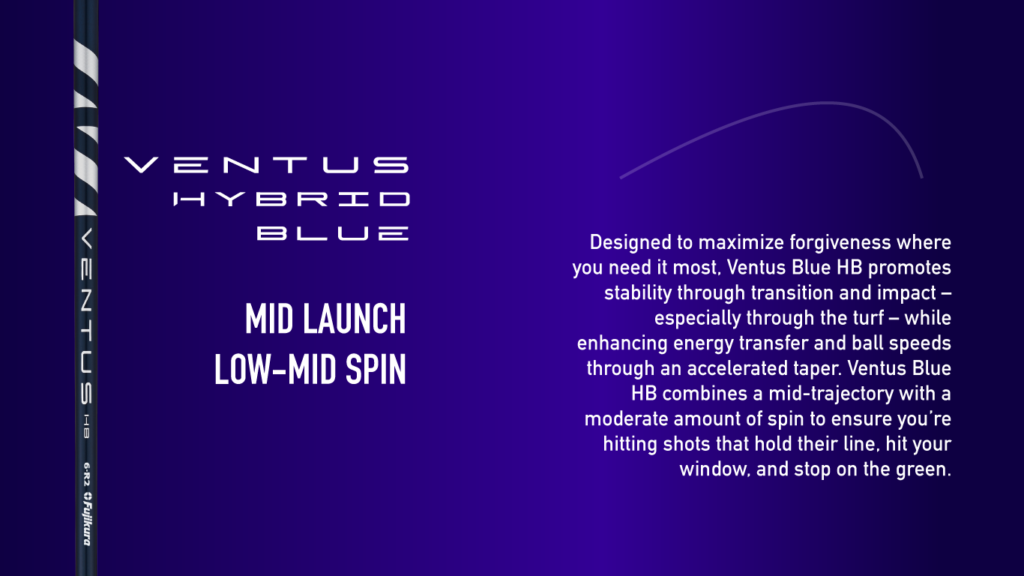 Fujikura Ventus HB Blue VeloCore – Hybrid Shaft